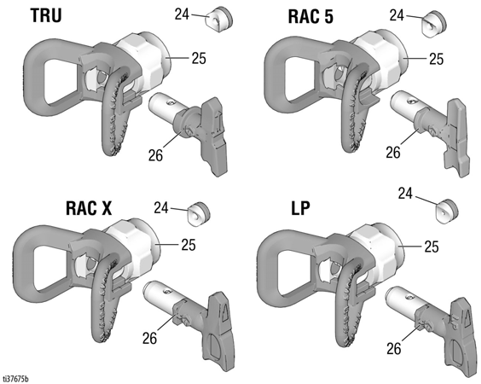 reversaclean tip parts