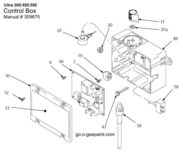 control box parts diagram