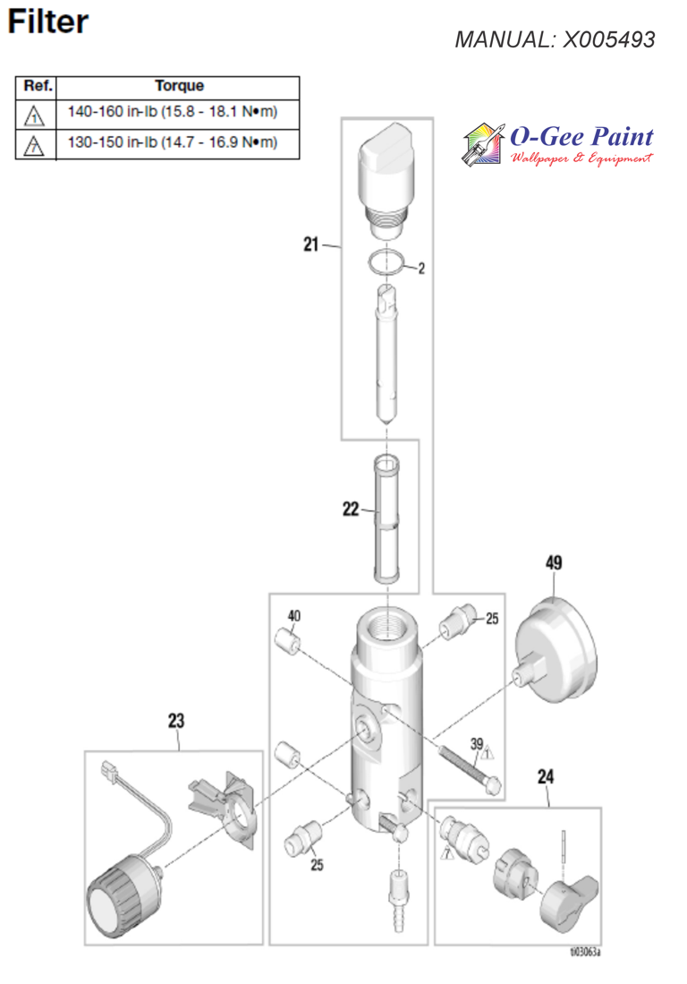 graco Ultra 390 main assembly