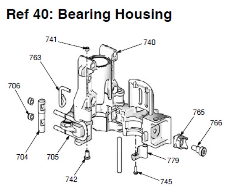 graco gm 7900 Bearing Housing