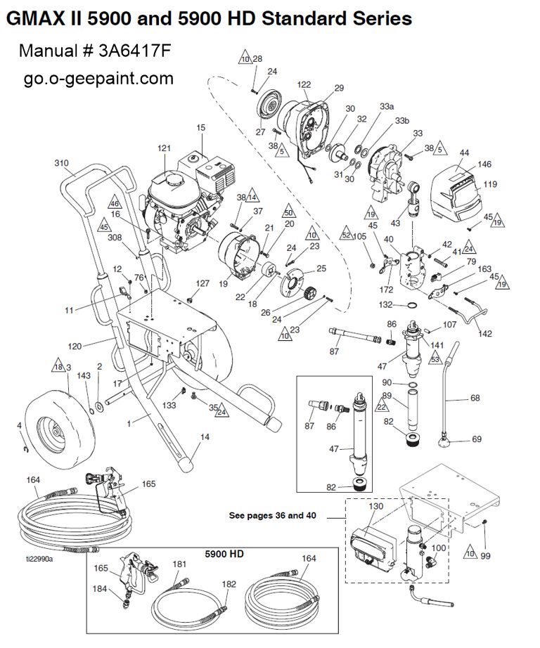 Graco ST Parts Breakdown 234127