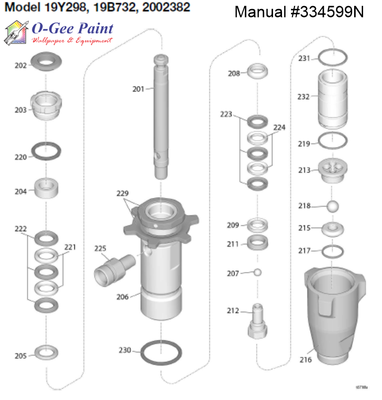 Graco 650 displacement pump