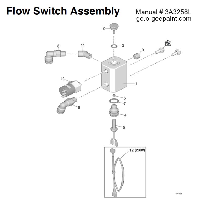 Graco Texture Sprayer flow switch