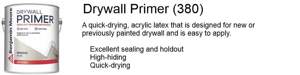 Ben Moore latex Drywall Primer