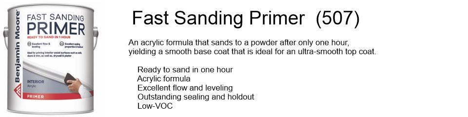 Ben Moore Fast Sanding Primer