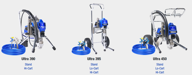 graco ultra family of small electric airless sprayers - 2025