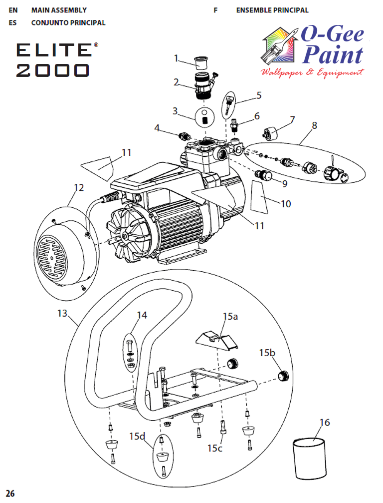 Titan Elite 2000 main assembly