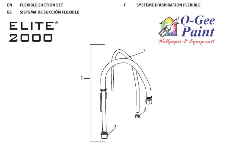 Titan Elite 2000 suction set assembly