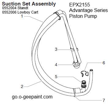 suction set assembly epx 2155