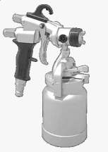 Titan Capspray Maxum II HVLP Turbine Paint Spray Gun 0524041 - Includes Free Cup Filter