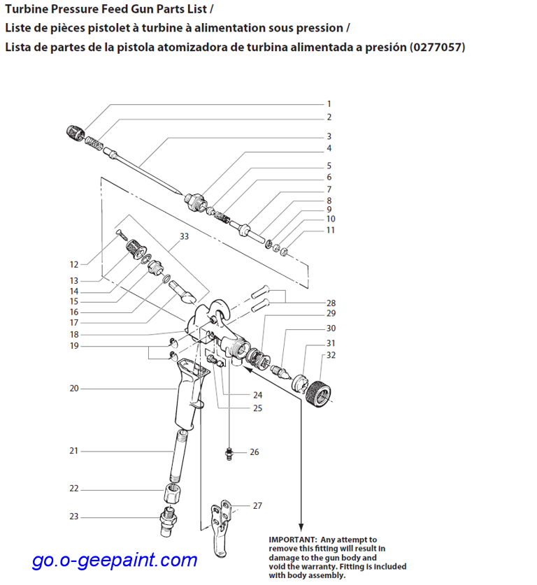 titan capspray maxum ii hvlp spray gun parts diagram