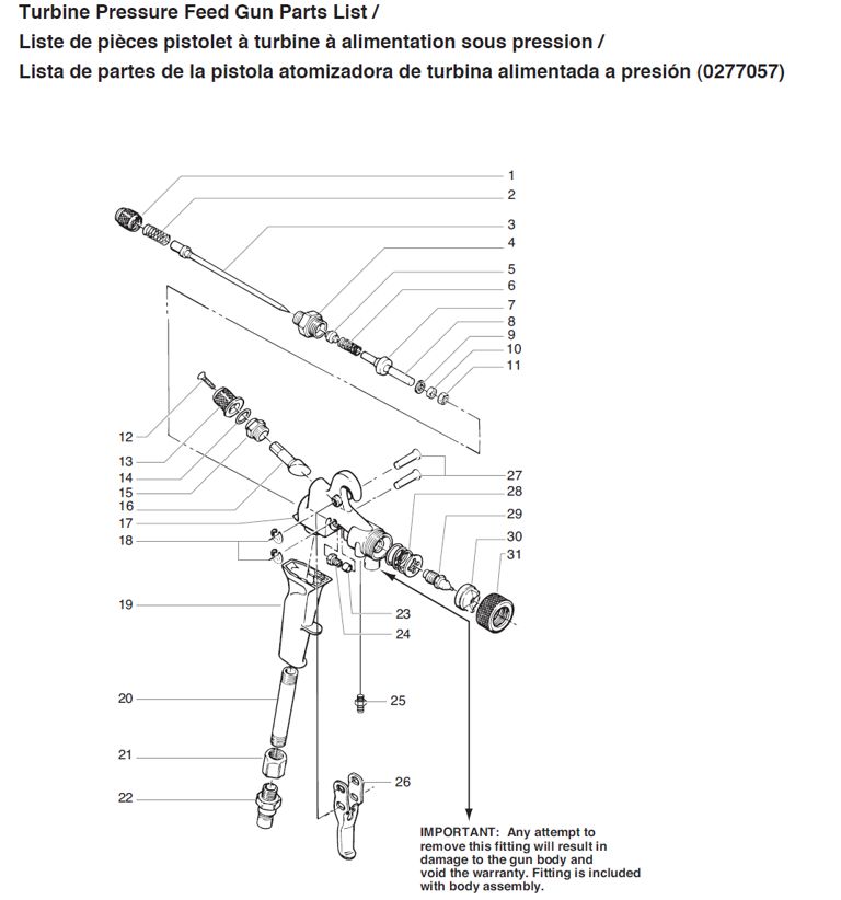 titan capspray maxum ii hvlp spray gun parts diagram