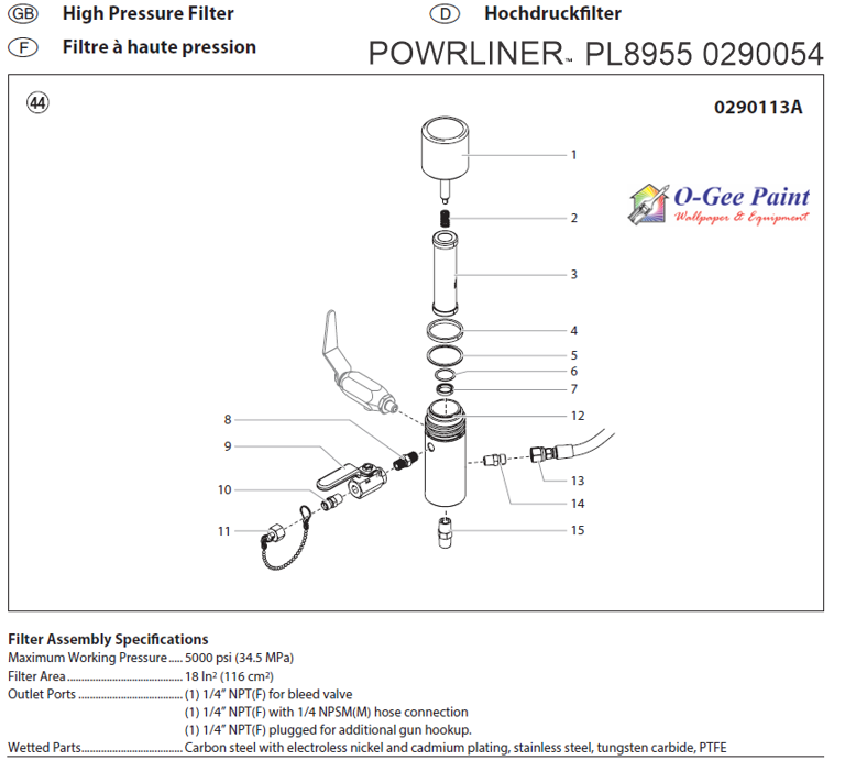 powrLiner 8955 parts