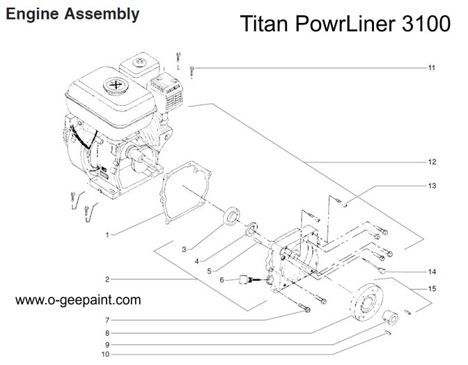 Powrliner 3100 engine parts