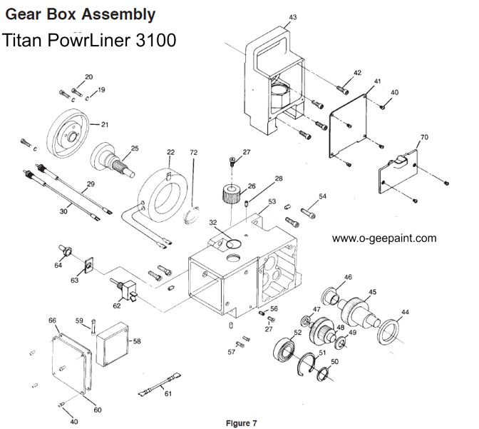 Powrliner 3100 gearbox parts