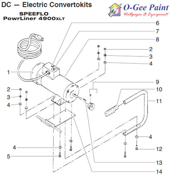 powrLiner 4900xlt electric converto kit parts