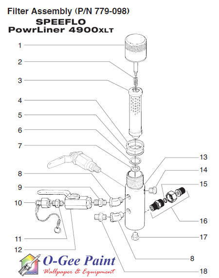 powrLiner 4900xlt filter assembly parts