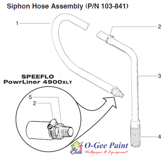 powrLiner 4900xlt siphon hose parts