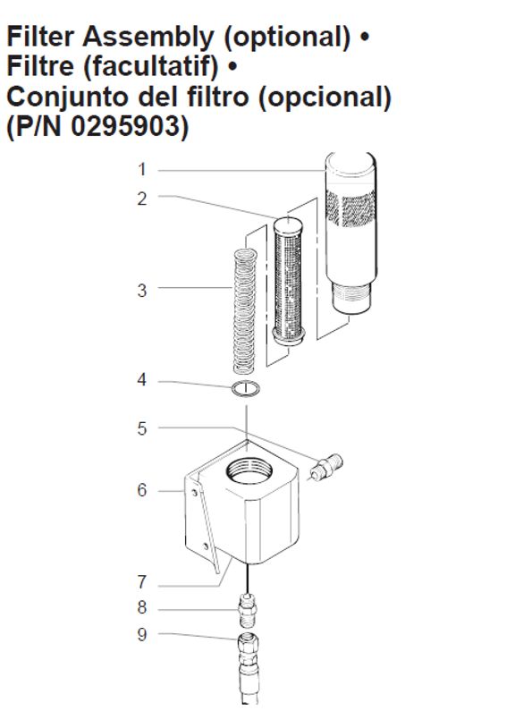 SprayTECH EP2105 Filter Parts