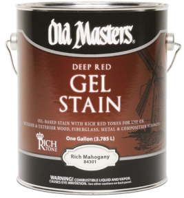 GEL STAIN DEEP RICH  MAHOGANY GL