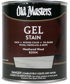 GEL STAIN WEATHERED WOOD QT