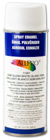 SPRAY ENAMEL SEMI-GLOSS WHITE