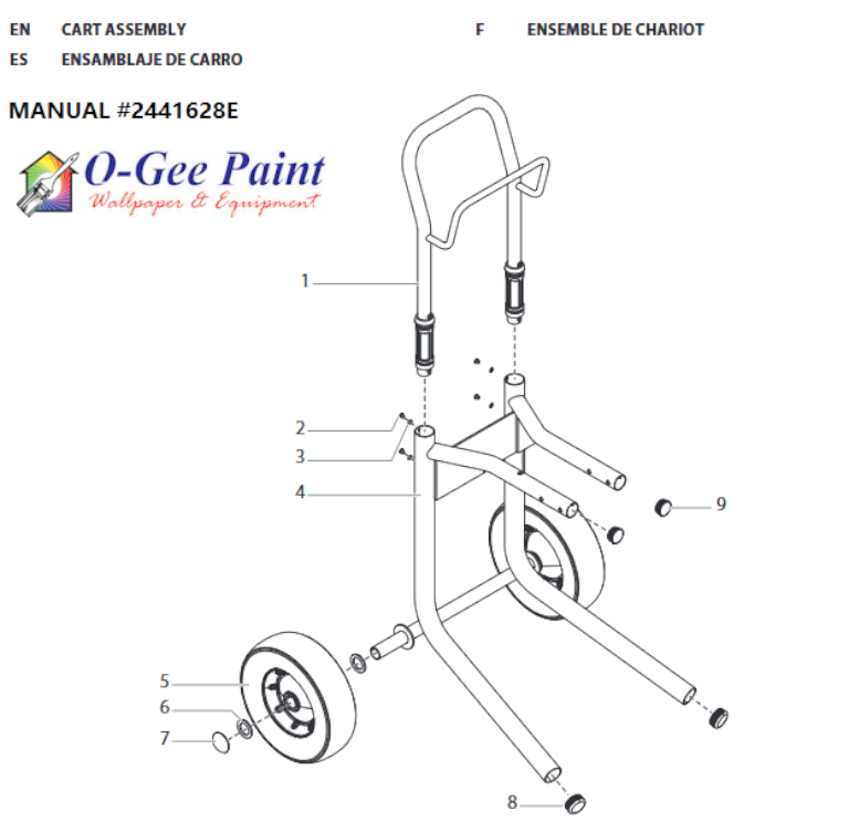 IMPACT X 410 CART ASSEMBLY