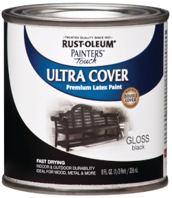 ULTRA COVER BLACK GLOSS 1/2 PINT