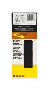 80 COARSE DRYWALL SANDPAPER 4X11