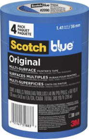 3M 1.5" BLUE TAPE MULTI 2090 4PK