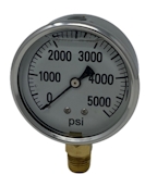 5000 PSI 35MPA FLUID GAUGE