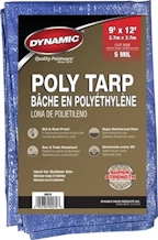 TARP BLUE POLY  9 X 12*  D