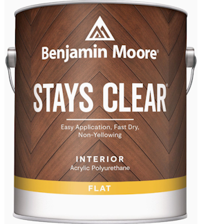 STAYS CLEAR ACRYLIC POLY FLAT