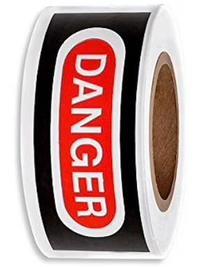 LEAD HAZARD TAPE 3" X 1000' D