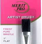 1" FLAT BRISTLE ART BRUSH