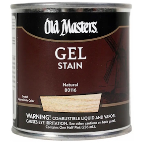 GEL STAIN NATURAL 1/2 PT
