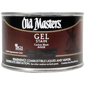 GEL STAIN CARBON BLACK  PINT