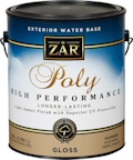 ZAR W/B EXT POLYURETHANE GLOSS