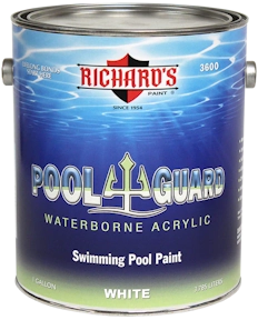 WATERBORNE POOL PAINT PEARL WHITE