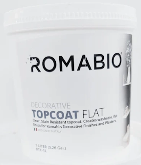 CLEAR FLAT DECORATIVE TOPCOAT 1L