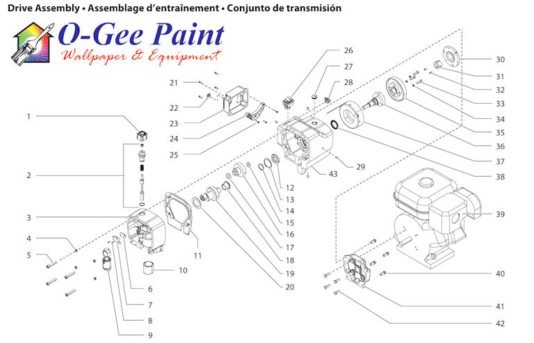 GPX85 DRIVE ASSEMBLY