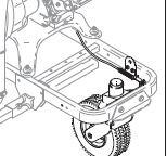LineLazer IV 3900 Caster And Wheel