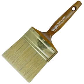 4" DECK & CABIN WHITE BRISTLE BRUSH