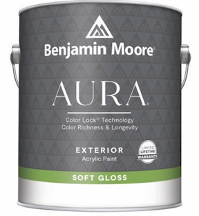 AURA EXTERIOR SEMI-GLOSS WHITE GALLON