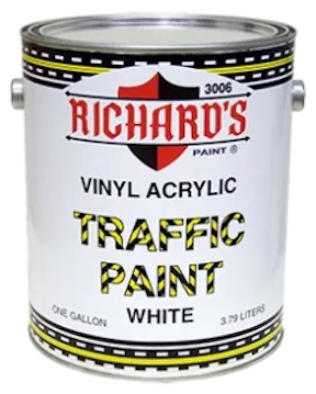 LATEX TRAFFIC WHITE GALLON