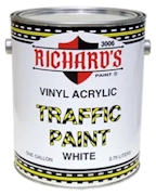 LATEX TRAFFIC WHITE GALLON