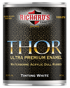 THOR ACRYLIC DULL RUB WHITE&nbsp;(QUART)