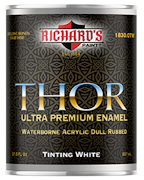 THOR ACRYLIC DULL RUB WHITE&nbsp;(QUART)