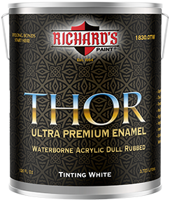 THOR ACRYLIC DULL RUB WHITE (GALLON)
