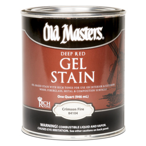 GEL STAIN RED CRIMSON FIRE